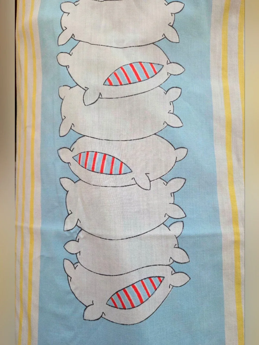 Vtg Garfield 1978 Twin Flat & Fitted Sheet Set Striped Burlington Caress No Iron